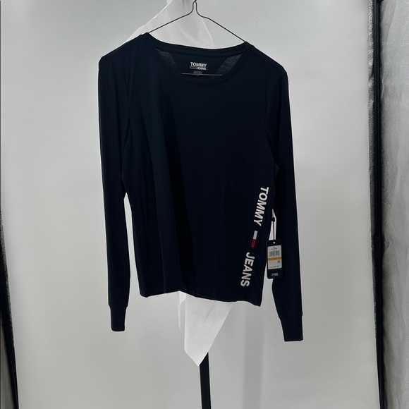 Tommy Hilfiger Navy Long Sleeve Tee - Picture 1 of 4